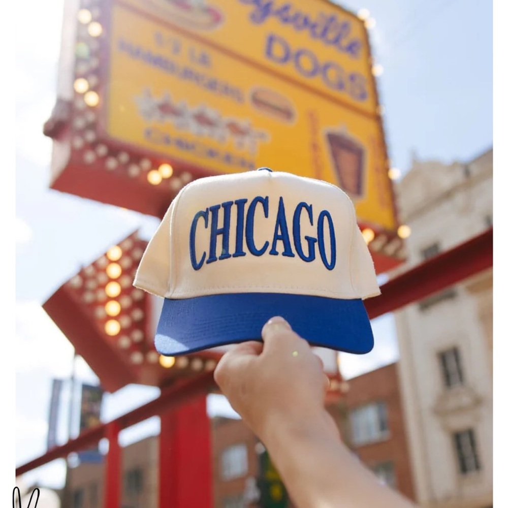 Chicago Puff Baseball Cap Royal Blue
